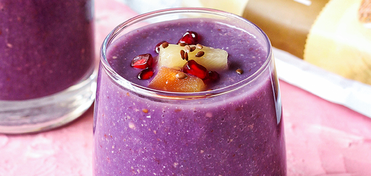 Del Monte purple mermaid SmoothieÂ  Recipe